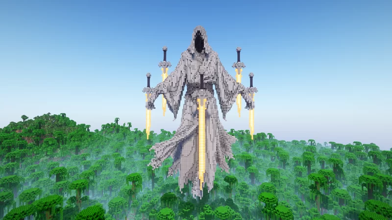 Ghost Blades Statue